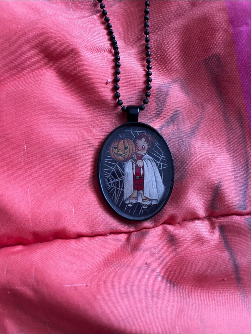 Vintage Style Halloween Necklace